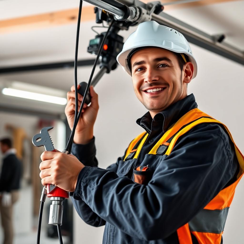 Experienced garage door technician from Garage Door Sumner providing professional repair service in Sumner, WA